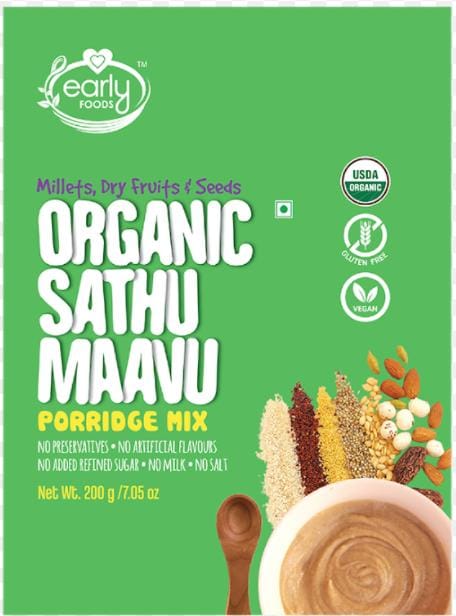Early Foods Sathu Maavu Multi-grain Millets Porridge mix 200g