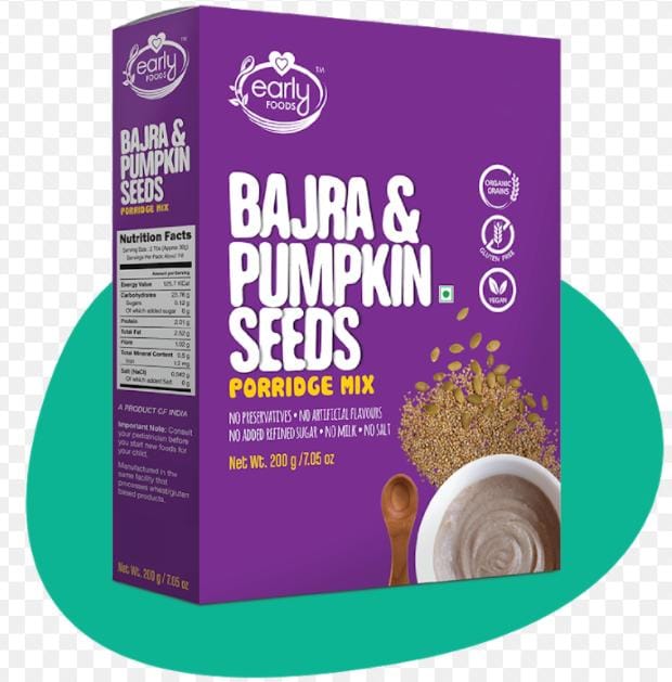 Early Foods Bajra and Pumpkin Seeds Porridge Mix 200g