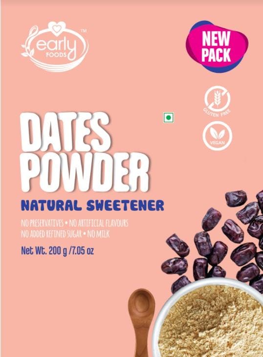 Early Foods Dates Powder - Natural Sweetener 200g