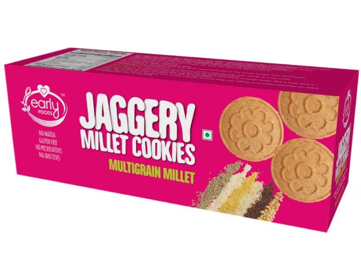 Early Foods Multi-grain Millet Jaggery Cookies 150g