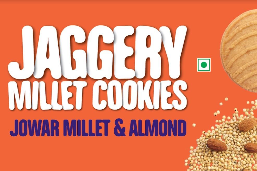 Early Foods Pack of 6 - Jowar Almond Jaggery Cookies