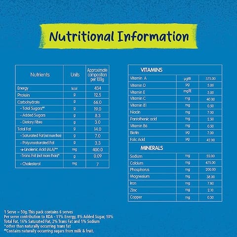 Gerber Cereals with Power blend - Spinach & Carrot Cereals For Kid (2-6 Years Old) - 300g
