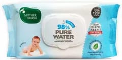 Mother Sparsh 99% Pure Water Unscented Baby Wipes
