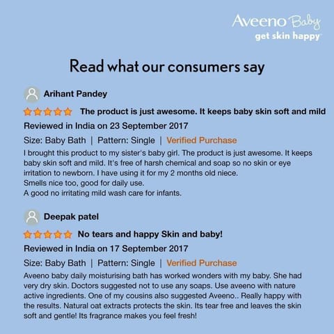 AVEENO BABY DAILY MOISTURISING BATH 354 ML