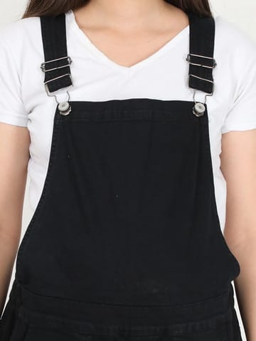 The Mom store Maternity Denim Dungaree with Elasticated