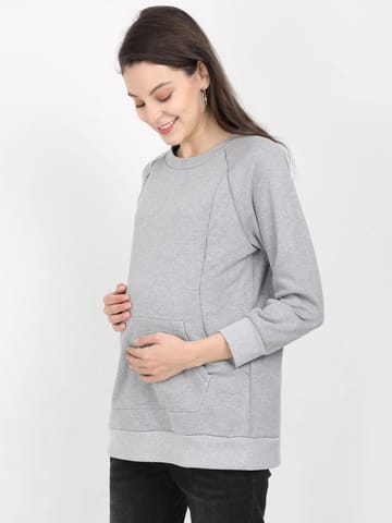 The Mom store Maternity and Nursing Sweatshirt