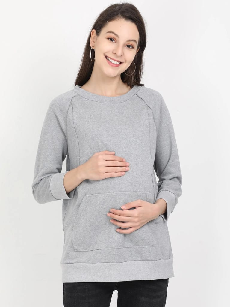 The Mom store Maternity and Nursing Sweatshirt