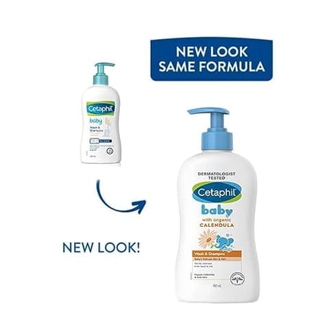 CETAPHIL BABY WASH & SHAMPOO WITH CALENDULA 400ML (GALDERMA)