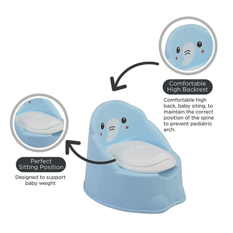 Safe-O-Kid Baby Potty Seat, Detachable Bowl-0 to 2 Year