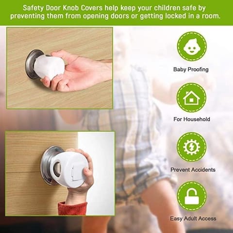 Safe-O-Kid-Covered-Anti-Locking Door Knob Case