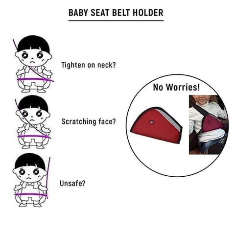 Safe-O-Kid - Car Safety,Seat Belt Holder for Toddlers