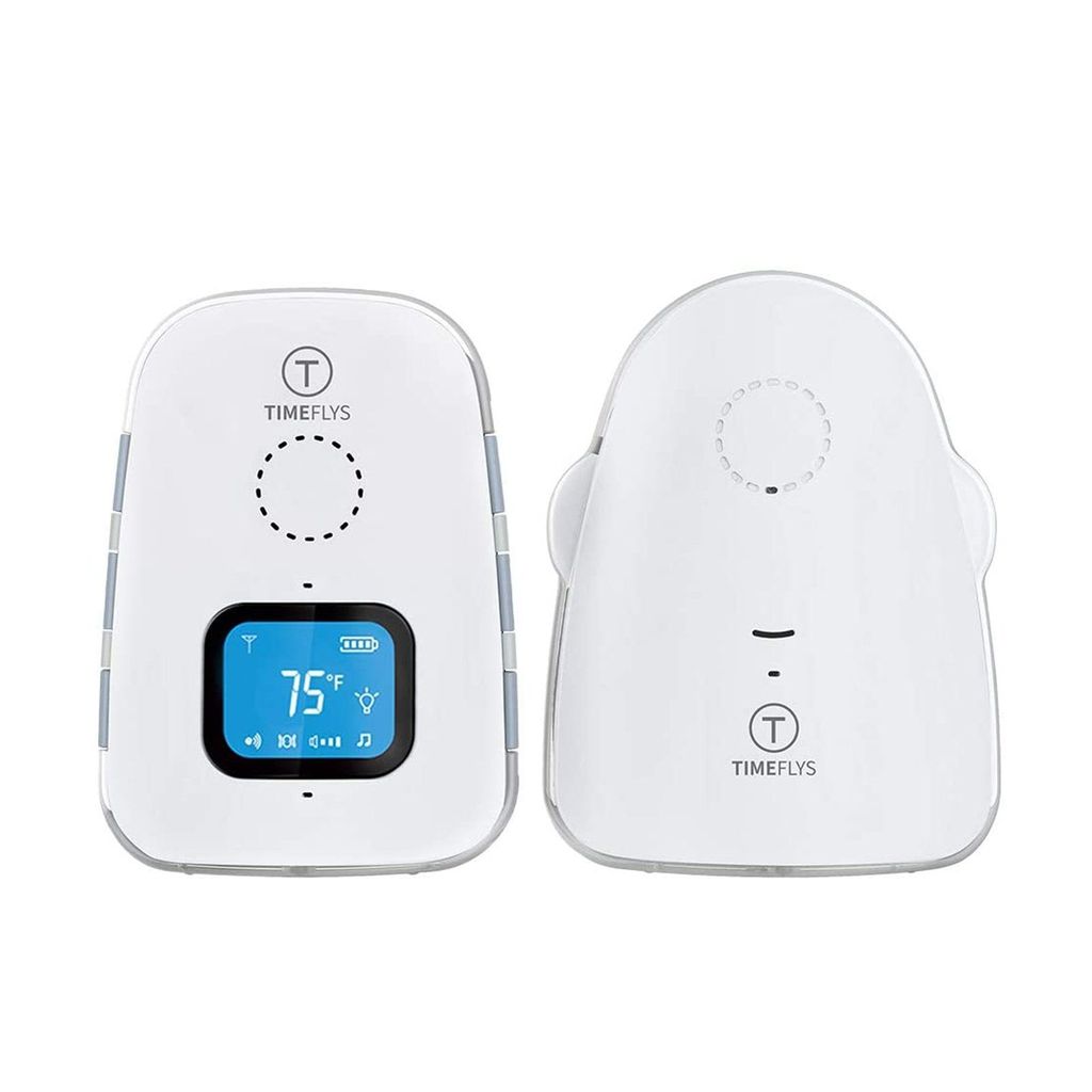 Safe-O-Kid Baby Audio Monitor with Batteries- White