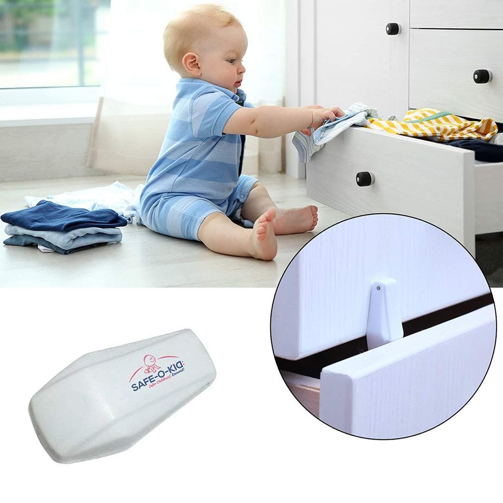Safe-O-Kid-Reliable Drawer Finger Pinch Door Guard