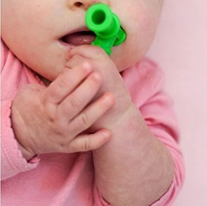 Safe-O-Kid Silicone Baby Finger Brush With Case With Non-Toxic Chewy Tube