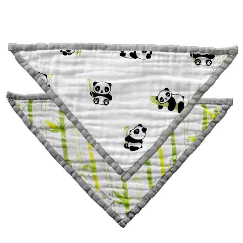 Yellow Rabbit Playful Panda Bib