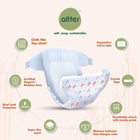 ALLTER M DIAPER PACK OF 1 ( toddler 5-8 kgs)