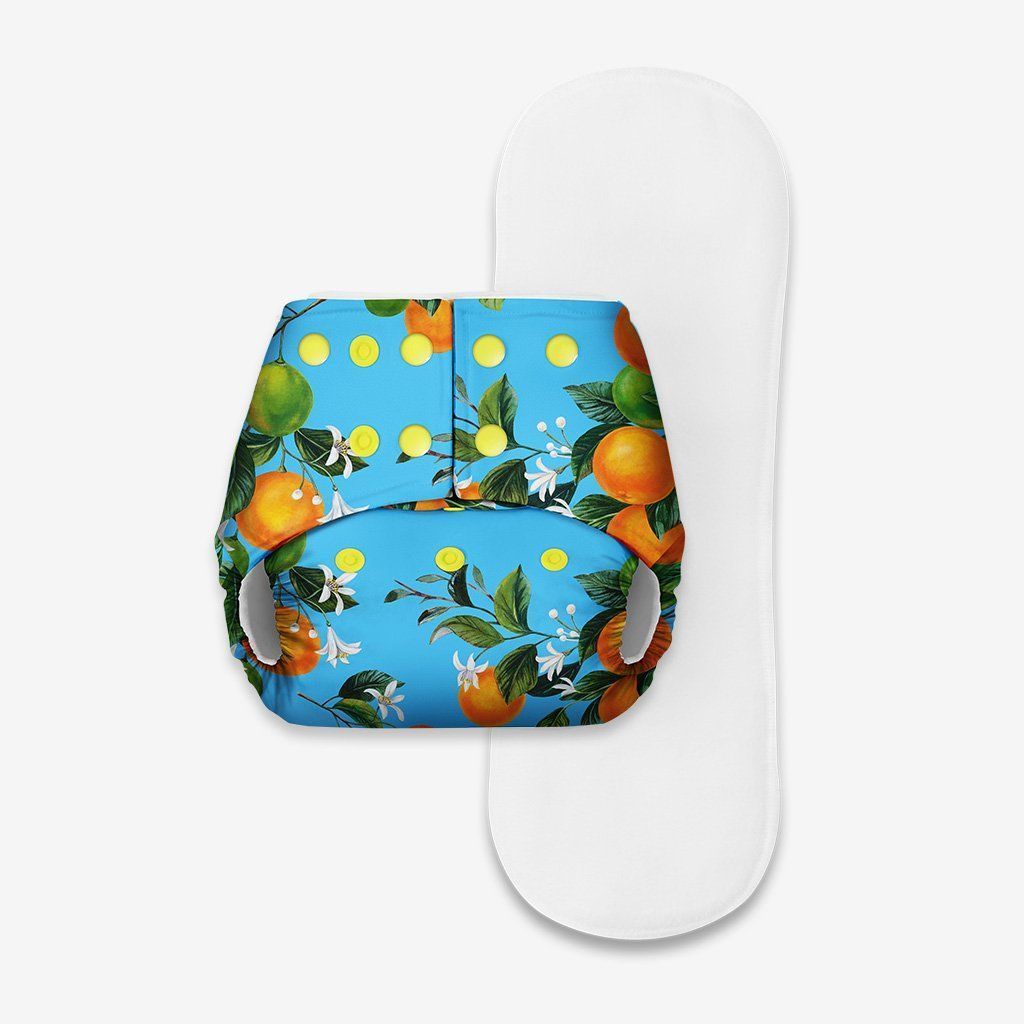 Super Bottoms BASIC Pocket Diaper - Freesize Adjustable, Washable and Reusable (Peaches)