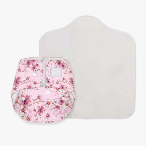 Snugkins Newborn Bliss - Reusable Cloth Diapers ,Fits 2.5kg 7kg - Sakura