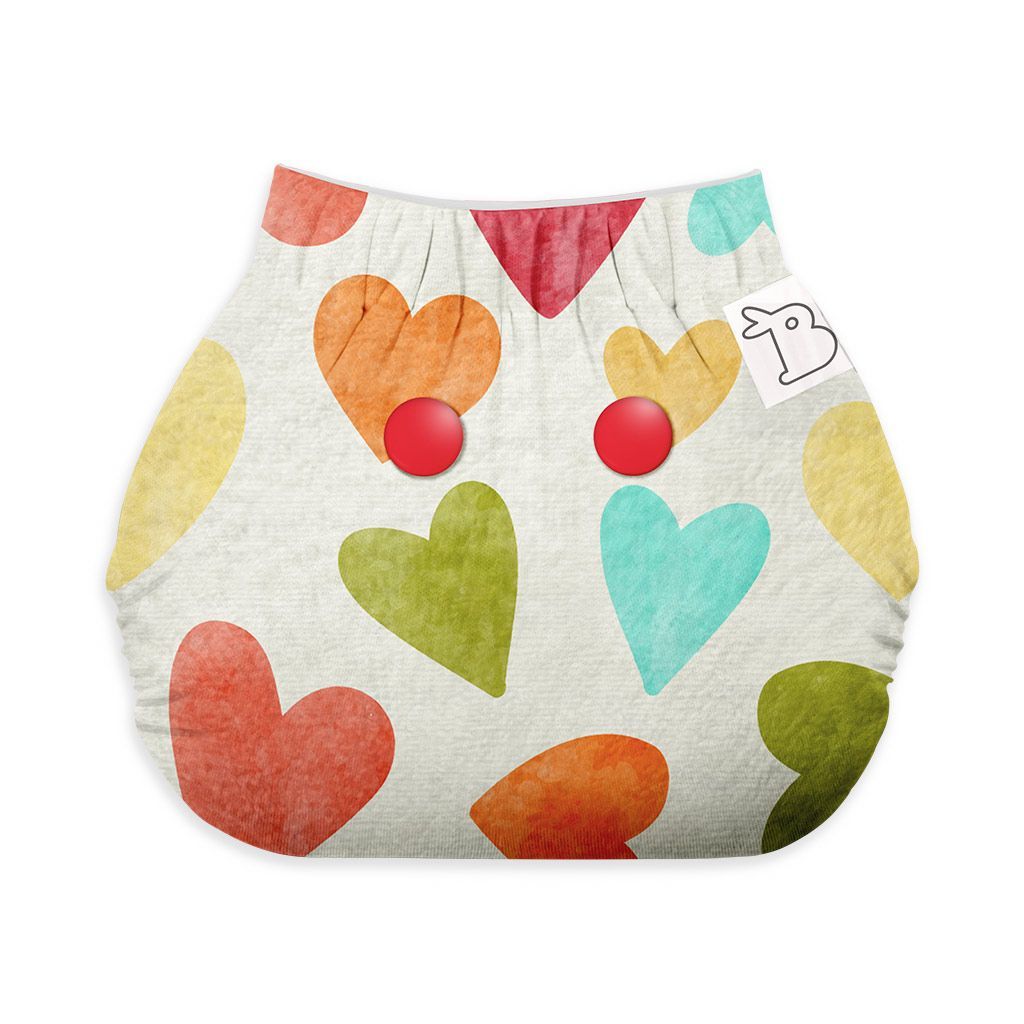 Newborn UNO Cloth Diaper - Reusable and Washable Baby Cloth Diaper with organic cotton nappy pads