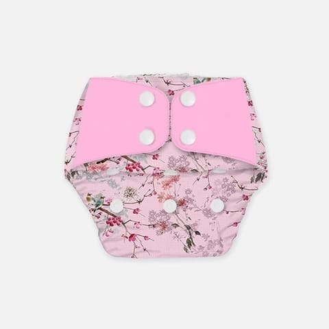 Snugkins Regular Diaper -Freesize Reusable (Fits babies 5-17kgs) - Blooming Dale