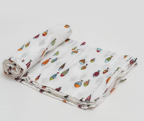 Yellow Rabbit Of-fish-ally Awesome Swaddle