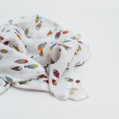 Yellow Rabbit Of-fish-ally Awesome Swaddle