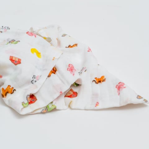 Yellow Rabbit Farm Babies Swaddle