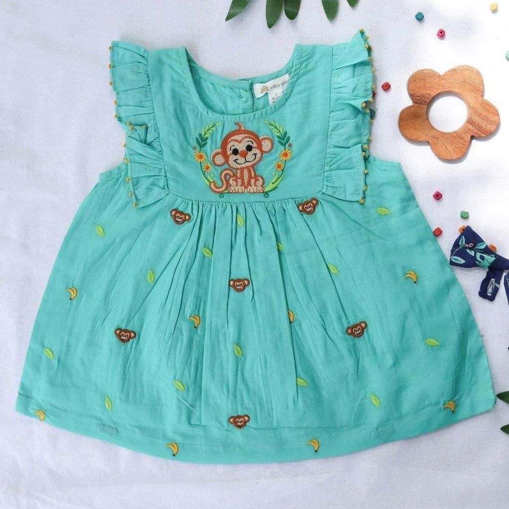 Yellow Rabbit Goin Bananas Dress