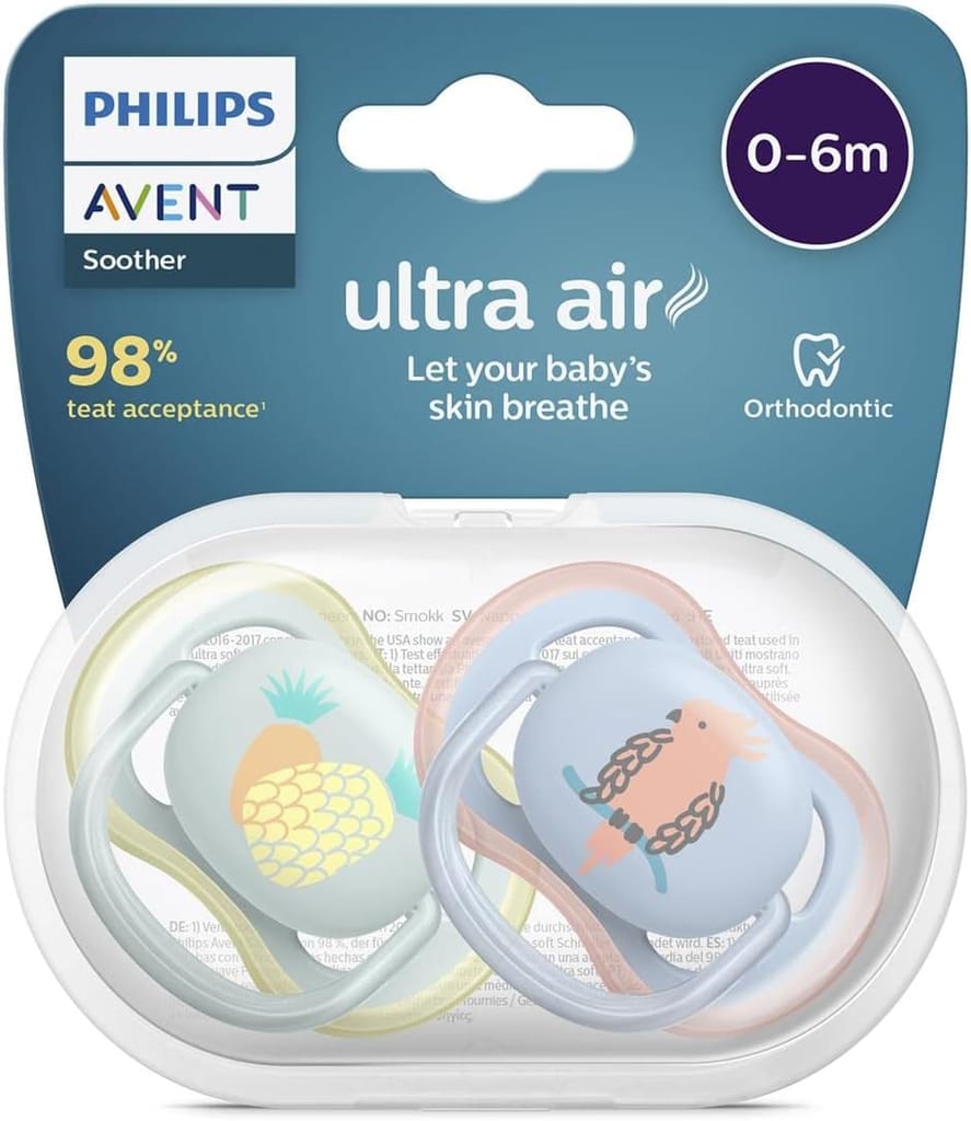 Philips Avent Ultra Air Pacifier 0-6 Months SCF085/12