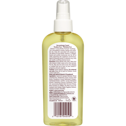 Palmer'S Cocoa Butter Formula Soothing Oil For Dry Itchy Skin, 150ml
