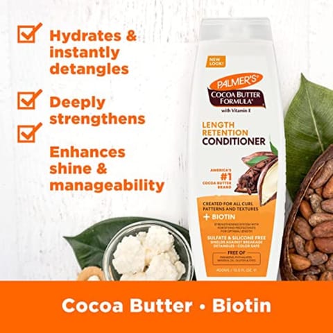 Palmer's Cocoa Butter & Biotin Length Retention Conditioner 400ml