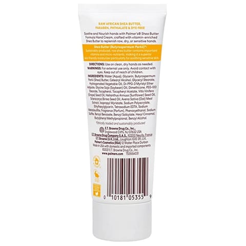 Palmer's Raw Shea Butter Hand Cream Tube, 96gm