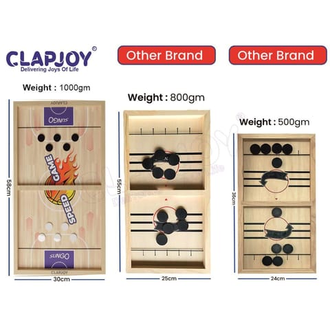 Clapjoy Sling puck Board Games for kids of age 5 years and Above