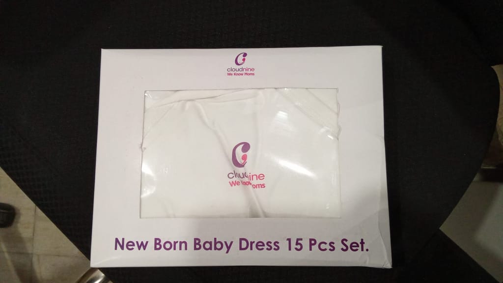New Born Baby Dress Set 15PC'S By Cloudnine