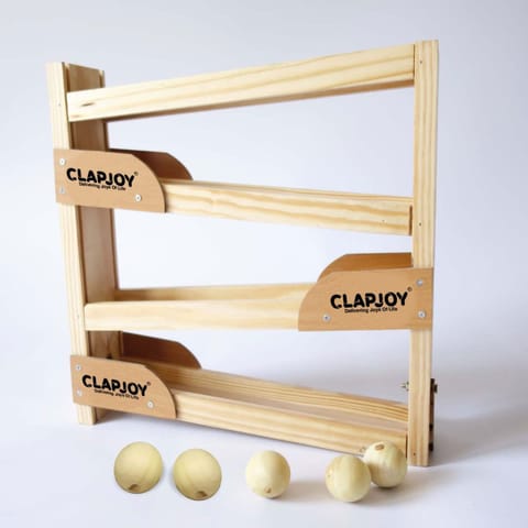 Clapjoy Wooden Ball Tracker for kids of age 1 years and Above