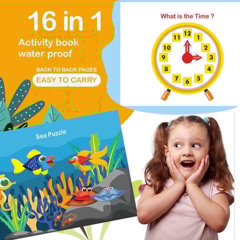 Clapjoy Velcro Book Level 2 for kids upto 4 years