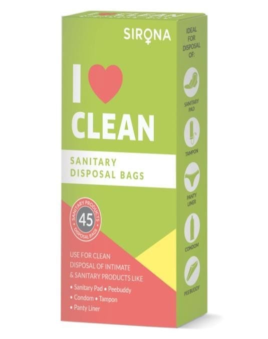 Sanitary and Diapers Disposal Bag by 45 Bags