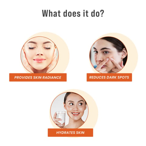 Sirona Vitamin C Face Cream for Hydrates Skin, Provides Skin Radiance & Reduces Dark Spots, 50 gm