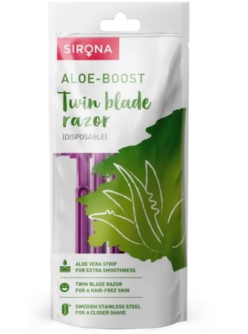 Disposable Shaving Razor for Women with Aloe Boost - Pack of 5