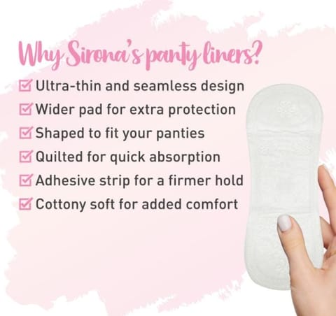 Ultra-Thin Premium Panty Liners (Regular Flow) 60 Counts - Large