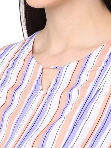 Mystere Paris Classic Striped Maternity Top