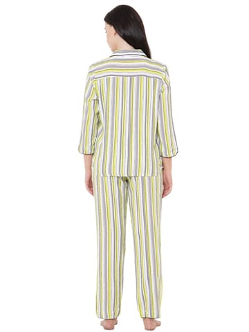 Mystere Paris Classic Striped Pyjama Set