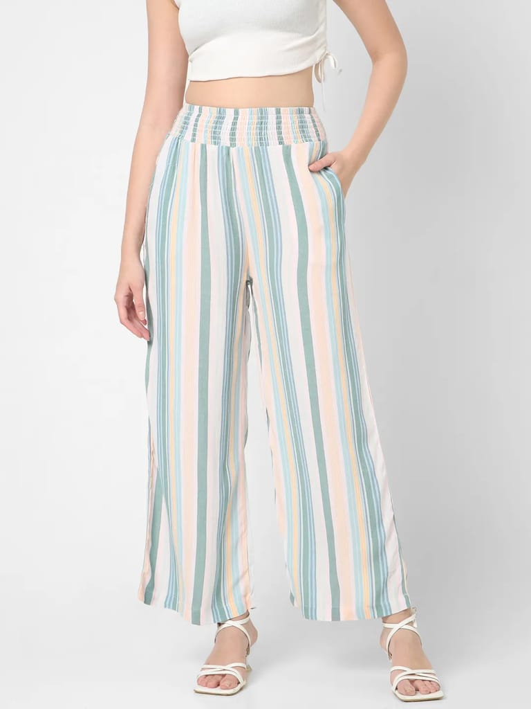 Mystere Paris Multicolour Striped Lounge Pants