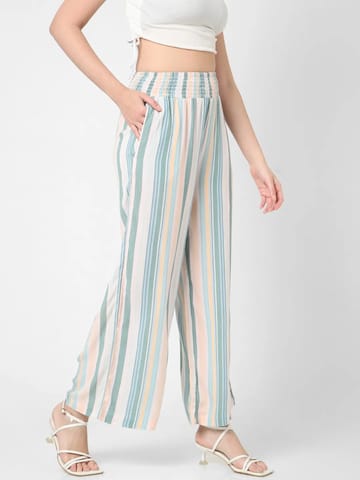 Mystere Paris Multicolour Striped Lounge Pants