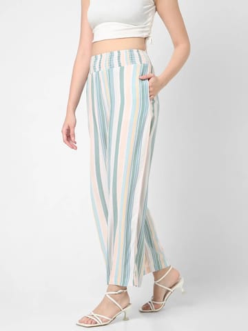 Mystere Paris Multicolour Striped Lounge Pants