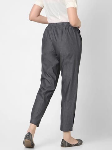 Mystere Paris Classy Solid Straight Fit Lounge Pants
