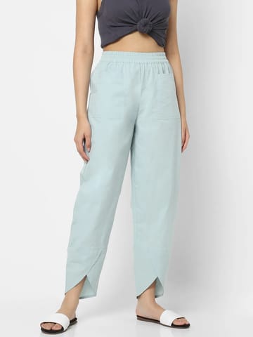 Mystere Paris Cotton Mineral Blue Lounge Pants