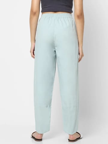 Mystere Paris Cotton Mineral Blue Lounge Pants