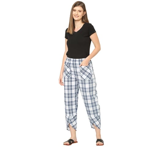Mystere Paris Blue Striped Lounge Pants
