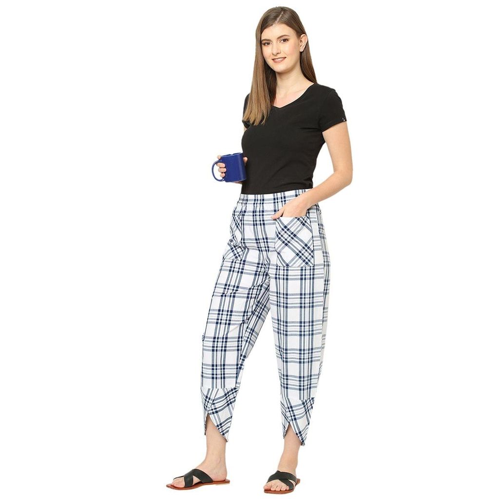 Mystere Paris Blue Striped Lounge Pants